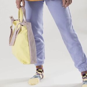 BAGGU Horizontal Duck Canvas Tote Bag - Deadstock Raspberry Lemonade 🍋